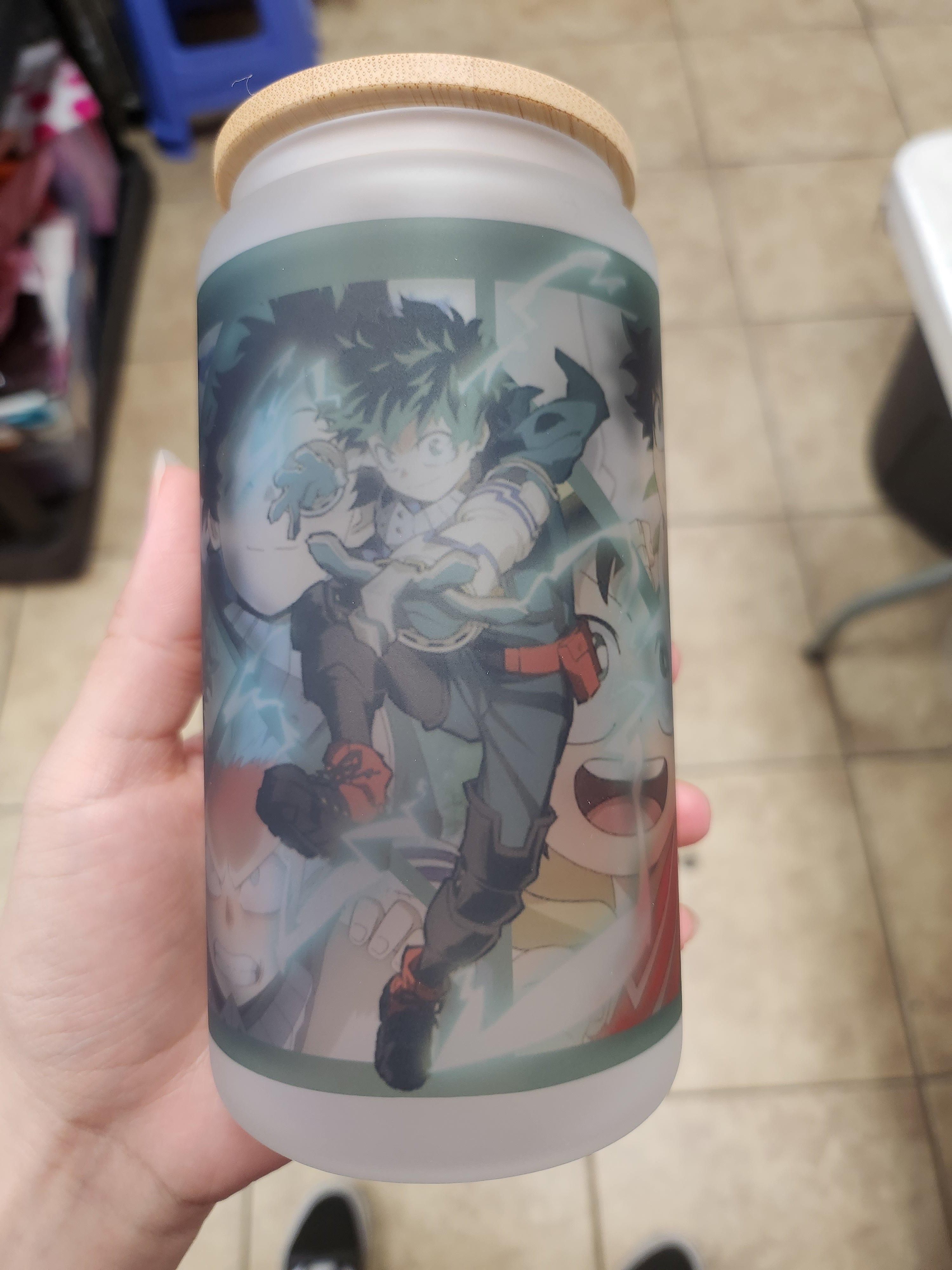 Anime Hero Glass Can Tumbler – Anitaku