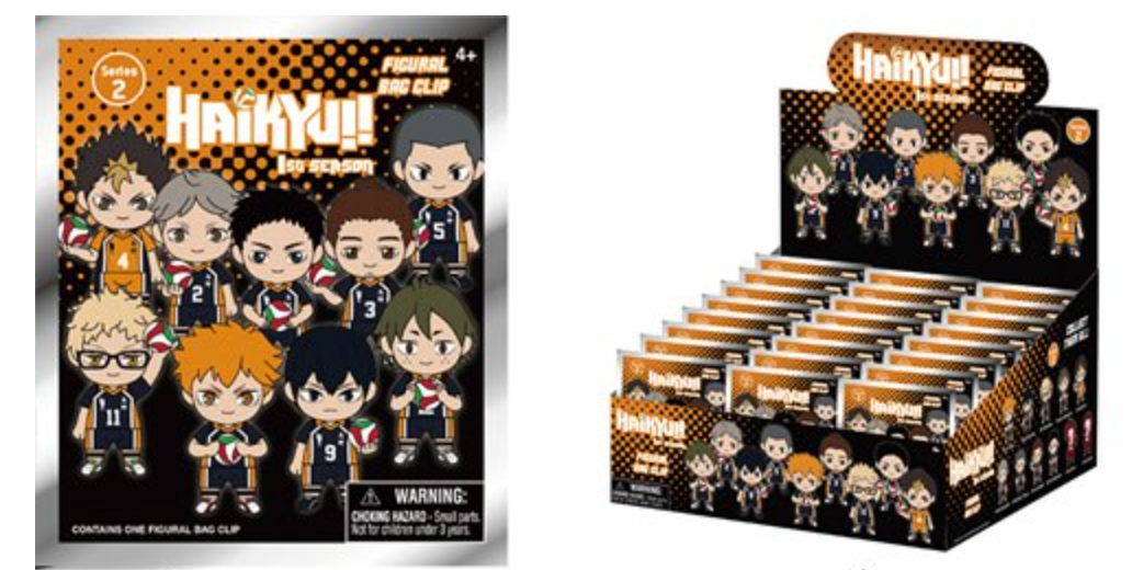 Haikyu!! Series 2 3D Foam Bag Clip – Anitaku